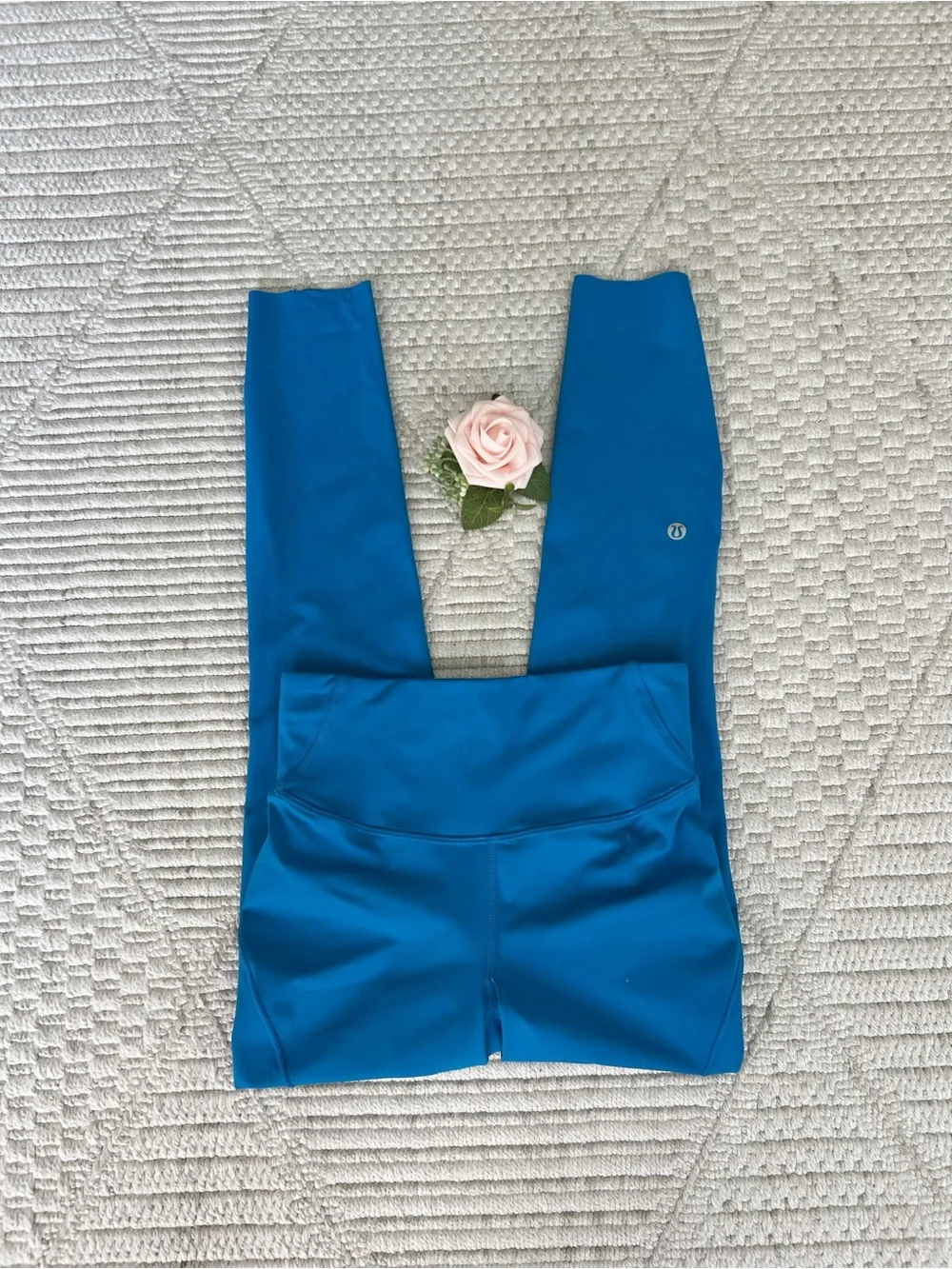 Lululemon Base Pace High Rise Blue Poolside Performance Athletic Legging 4